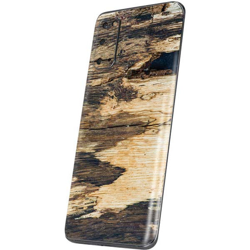 Blue Resin Wood Galaxy S20 Skin