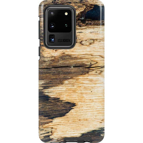 Blue Resin Wood Galaxy S20 Ultra 5G Pro Case