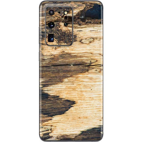 Blue Resin Wood Galaxy S20 Ultra 5G Skin