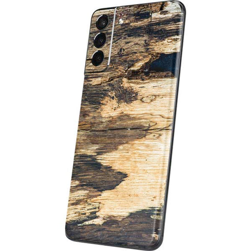 Blue Resin Wood Galaxy S21 5G Skin