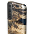 Blue Resin Wood Galaxy S21 FE Pro Case