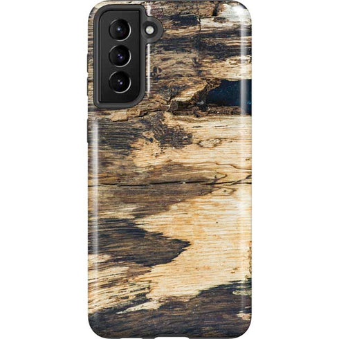 Blue Resin Wood Galaxy S21 Plus 5G Pro Case