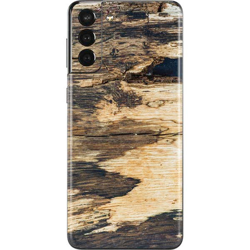 Blue Resin Wood Galaxy S21 Plus 5G Skin