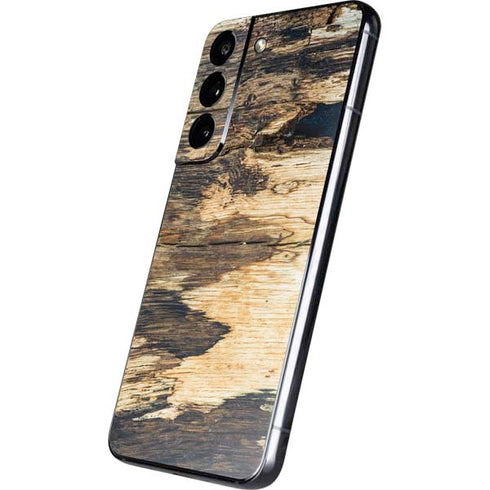Blue Resin Wood Galaxy S22 Skin