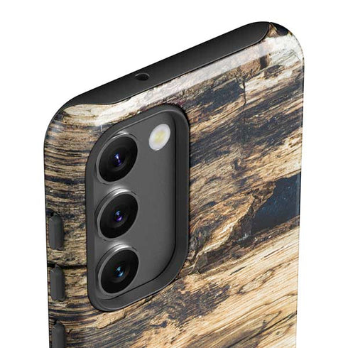 Blue Resin Wood Galaxy S23 Plus Pro Case
