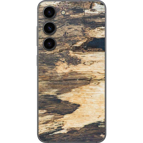 Blue Resin Wood Galaxy S23 Skin