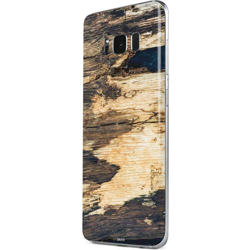 Blue Resin Wood Galaxy S8 Skin