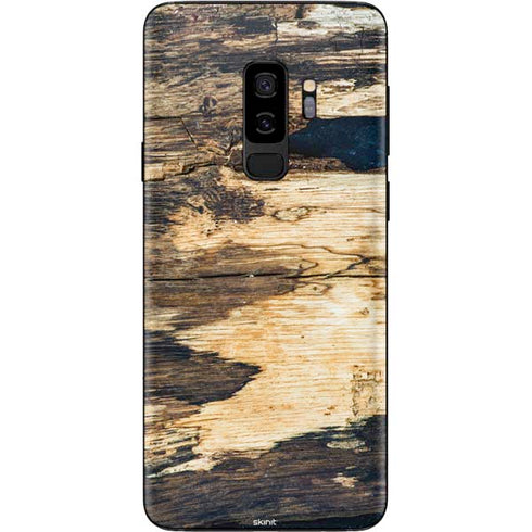 Blue Resin Wood Galaxy S9 Plus Skin