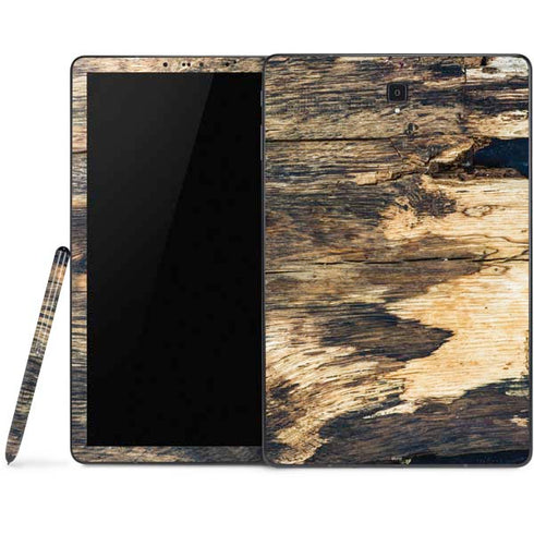 Blue Resin Wood Samsung Galaxy Tab Skin