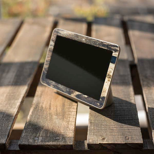 Blue Resin Wood Google Home Hub Skin