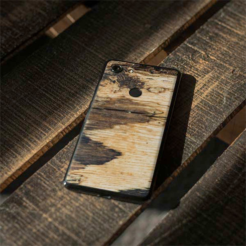 Blue Resin Wood Google Pixel 3 Skin