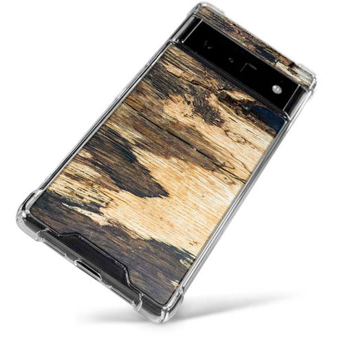 Blue Resin Wood Google Pixel 6 Clear Case