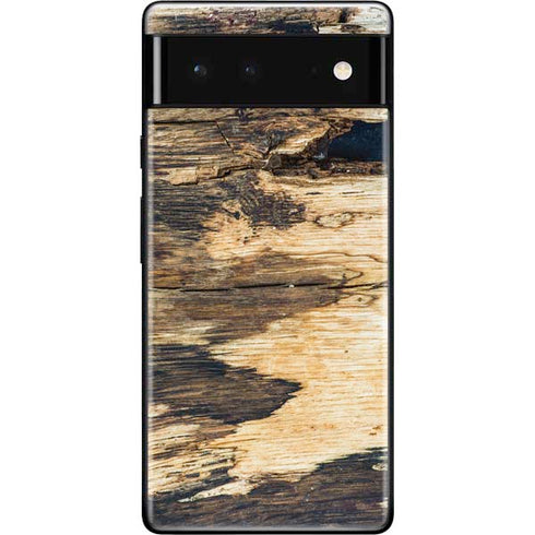Blue Resin Wood Google Pixel 6 Skin