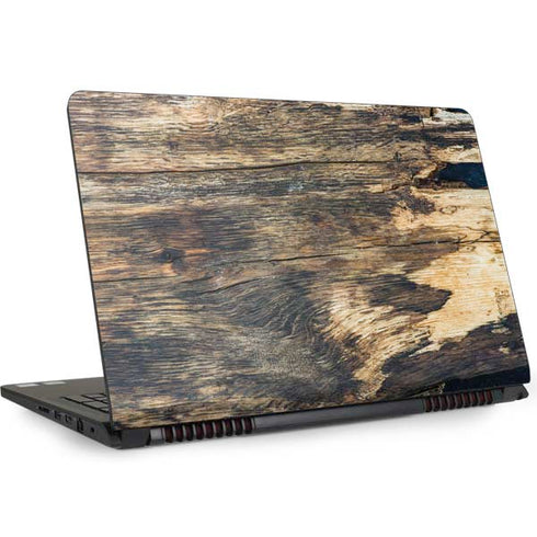 Blue Resin Wood Dell Inspiron Skin