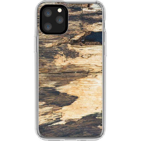 Blue Resin Wood iPhone 11 Pro Clear Case