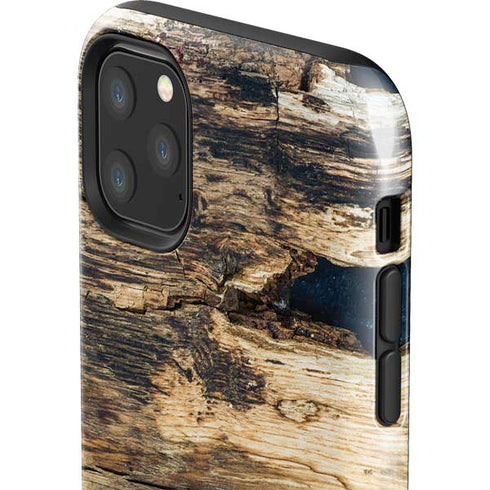 Blue Resin Wood iPhone 11 Pro Max Impact Case