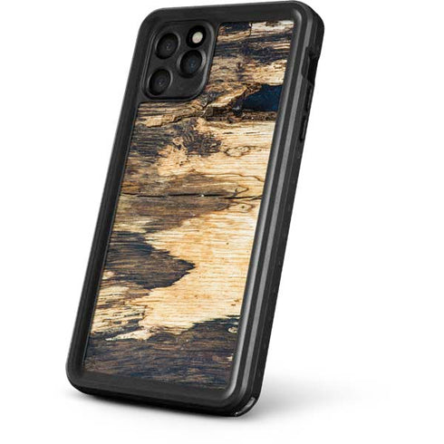 Blue Resin Wood iPhone 11 Pro Max Waterproof Case