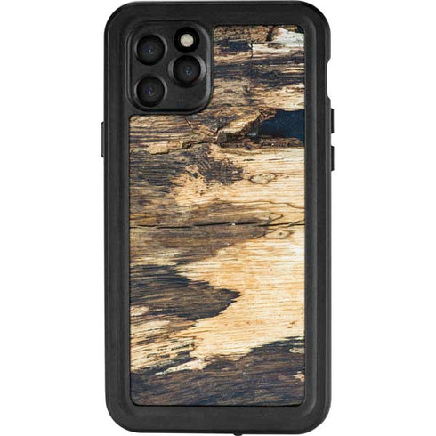 Blue Resin Wood iPhone 11 Pro Waterproof Case