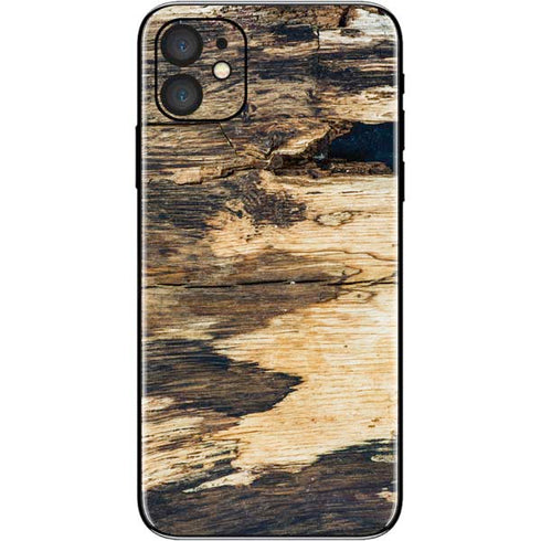 Blue Resin Wood iPhone 11 Skin