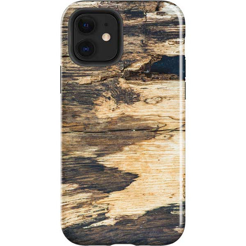 Blue Resin Wood iPhone 12 Impact Case