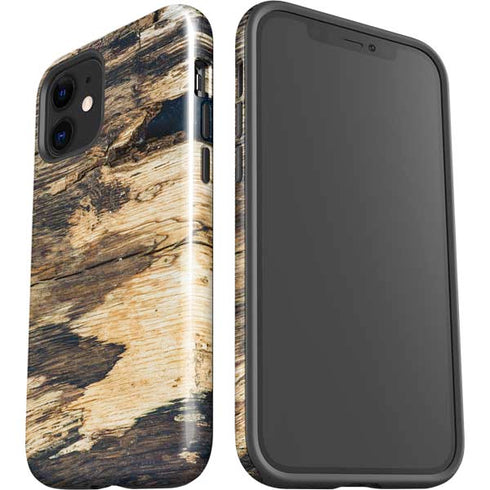 Blue Resin Wood iPhone 12 Impact Case