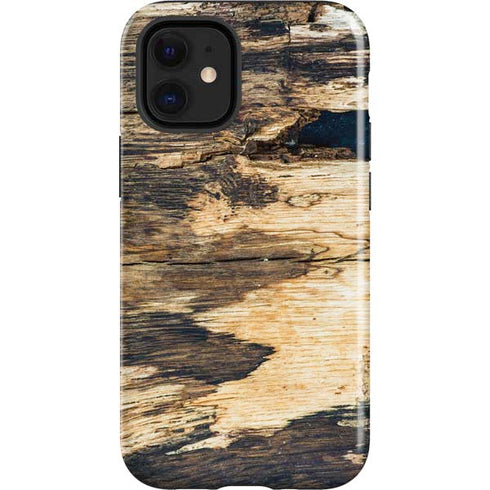 Blue Resin Wood iPhone 12 Mini Impact Case