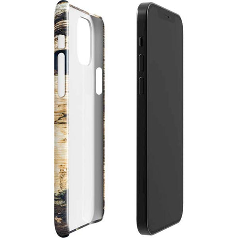 Blue Resin Wood iPhone 12 Mini Lite Case