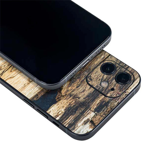 Blue Resin Wood iPhone 12 Mini Skin