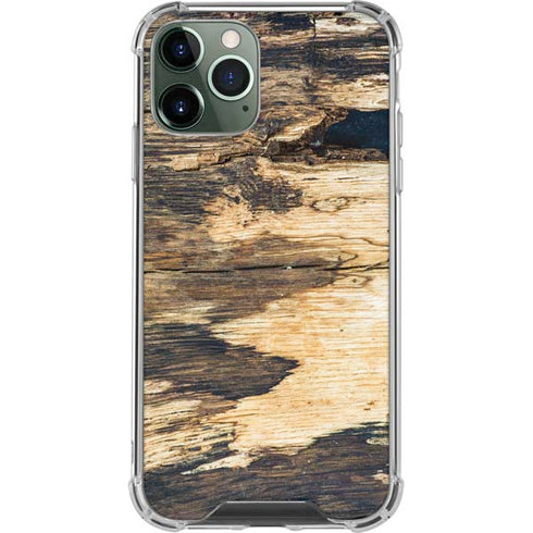Blue Resin Wood iPhone 12 Pro Max Clear Case