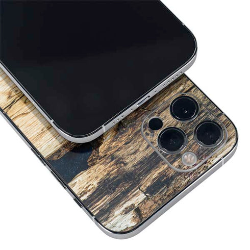 Blue Resin Wood iPhone 12 Pro Skin