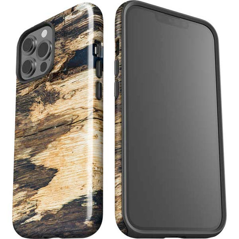 Blue Resin Wood iPhone 13 Pro Max Impact Case
