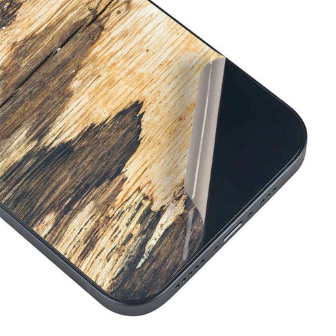 Blue Resin Wood iPhone 14 Plus Skin