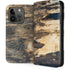 Blue Resin Wood iPhone 14 Pro Folio Case