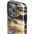 Blue Resin Wood iPhone 14 Pro Impact Case
