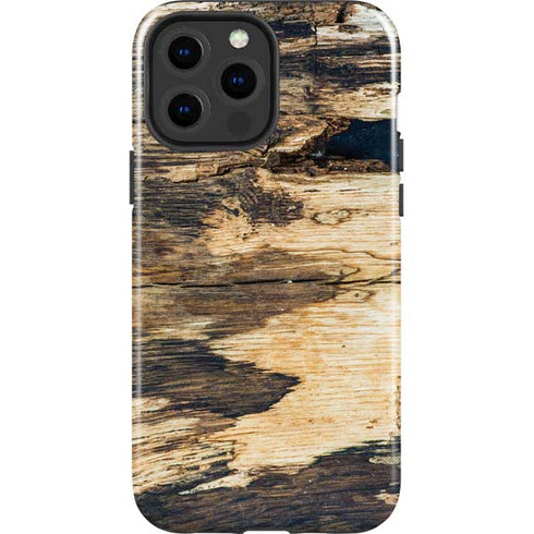 Blue Resin Wood iPhone 15 Pro Max Impact Case