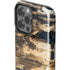 Blue Resin Wood iPhone 14 Pro Max Impact Case