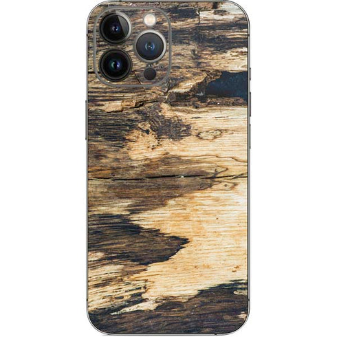 Blue Resin Wood iPhone 14 Pro Max Skin