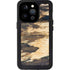 Blue Resin Wood iPhone 14 Pro Waterproof Case