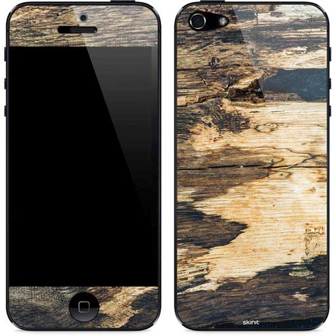 Blue Resin Wood iPhone 5/5s/5SE Skin