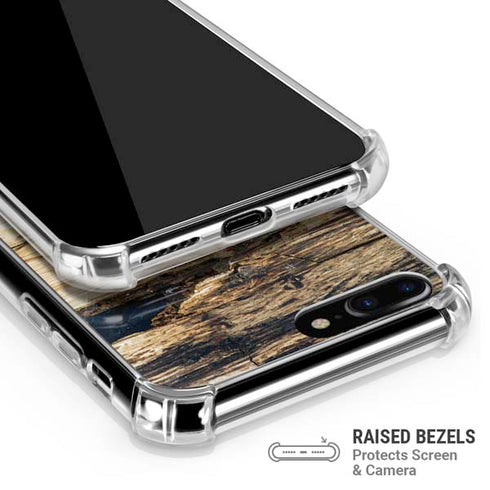 Blue Resin Wood iPhone 7/8 Plus Clear Case