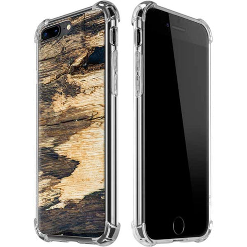 Blue Resin Wood iPhone 7/8 Plus Clear Case