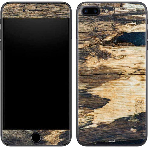 Blue Resin Wood iPhone 7 Plus Skin