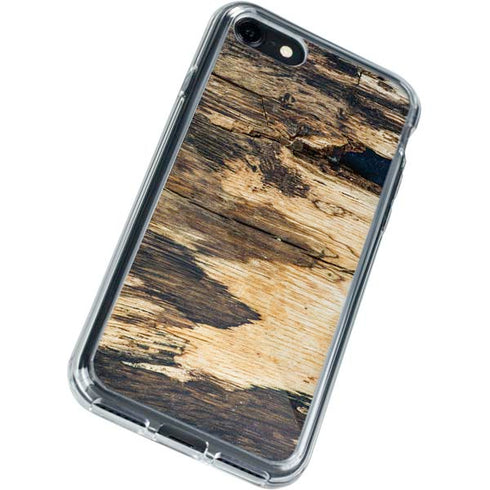 Blue Resin Wood iPhone SE (2nd & 3rd Gen) Clear Case