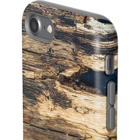 Blue Resin Wood iPhone SE (2nd & 3rd Gen) Pro Case