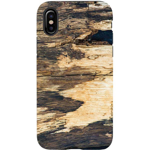 Blue Resin Wood iPhone X Pro Case