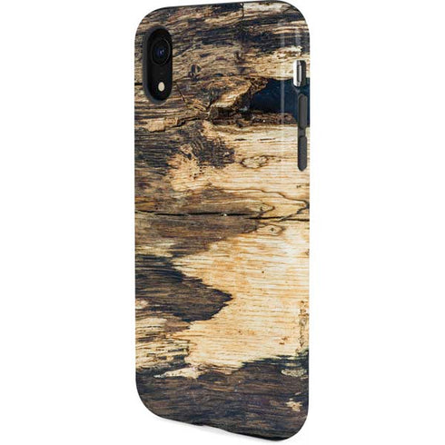 Blue Resin Wood iPhone XR Pro Case