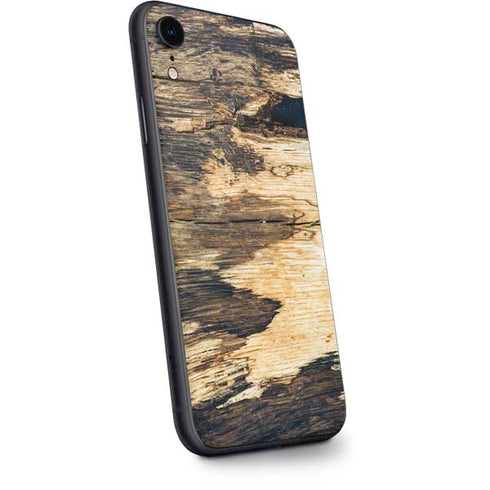 Blue Resin Wood iPhone XR Skin