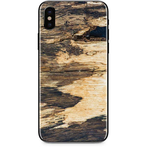 Blue Resin Wood iPhone XS Max Skin