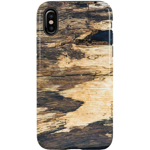 Blue Resin Wood iPhone XS Pro Case