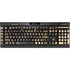 Blue Resin Wood K95 RGB PLATINUM Mechanical Gaming Keyboard Skin